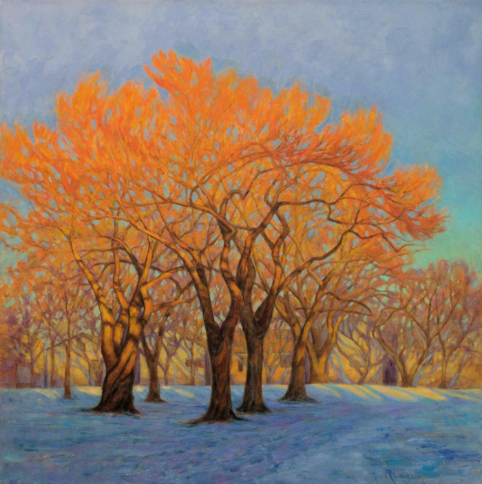 Giovanni Caboto Trees, Oil Painting by Ann McLaughlin
