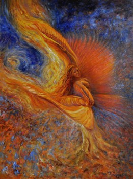 Dancer With Wings, Oil Painting by Ann McLaughlin