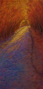 Millcreek Winter #3, Landscape Oil Painting by Ann McLaughlin