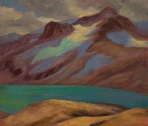 Thunderwater Lakes, Plein Aire Oil Painting by Ann McLaughlin