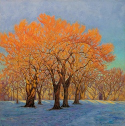 Giovanni Caboto Trees, Oil Painting by Ann McLaughlin